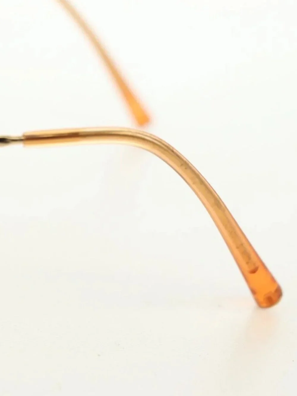 CHANEL Sunglasses metal Orange CC Auth yk20403SAM